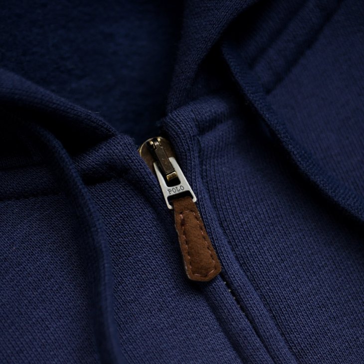POLO RALPH LAUREN EQUESTRIAN FLEECE FULL ZIP HOODIE