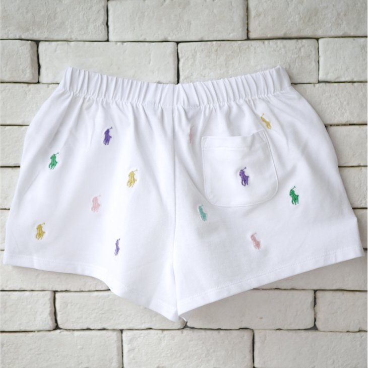 POLO RALPH LAUREN GIRLS POLO PONY STRETCH MESH SHORT