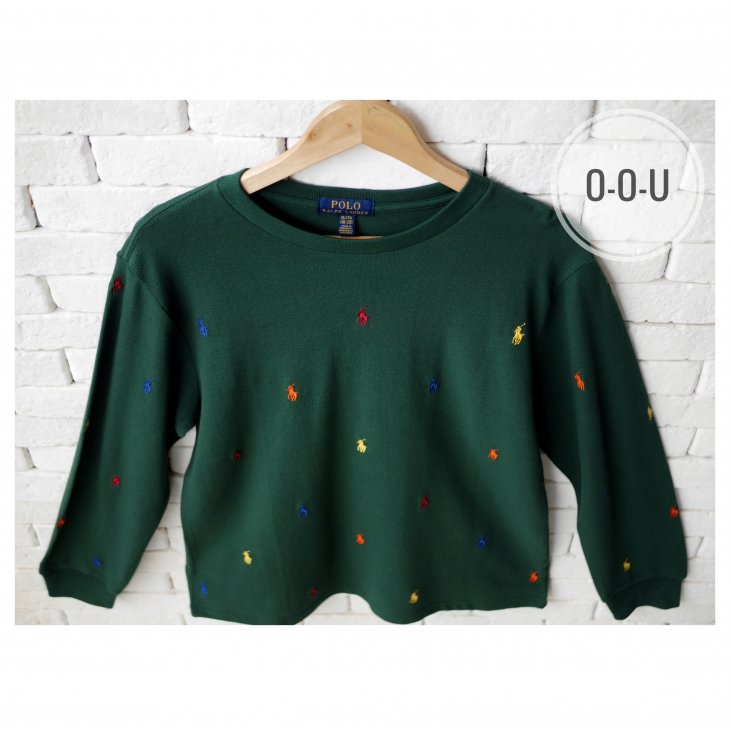POLO RALPH LAUREN BOYS POLO PONY COTTON MESH LONG-SLEEVE TEE