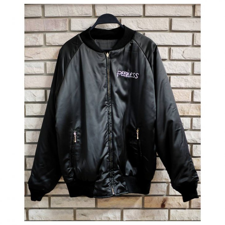 VisVim Embroidered Reversible Satin Souvenir Bomber