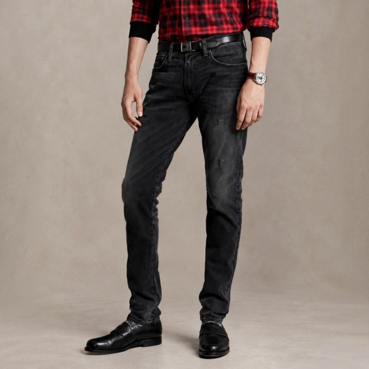 POLO RALPH LAUREN SULLIVAN SLIM STRETCH ROPE DYED JEAN