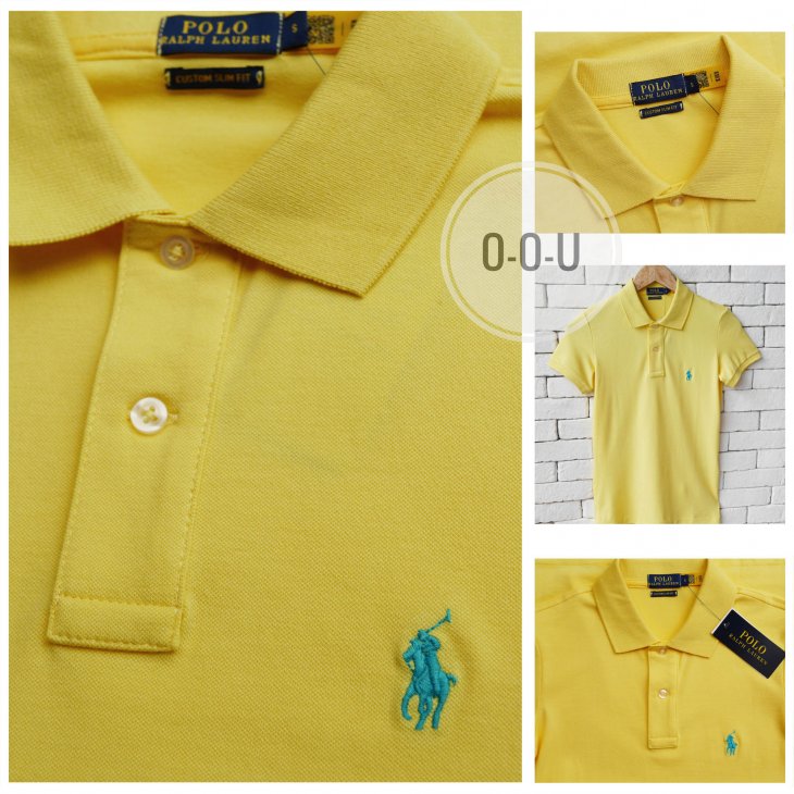 POLO RALPH LAUREN WOMEN CUSTOM SLIM FIT POLO SHIRT