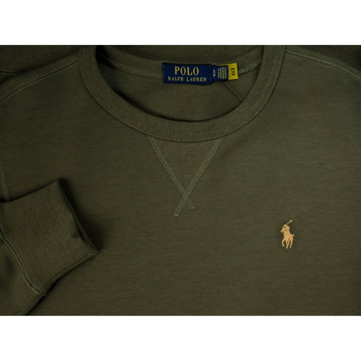 POLO RALPH LAUREN DOUBLE KNIT SWEATSHIRT