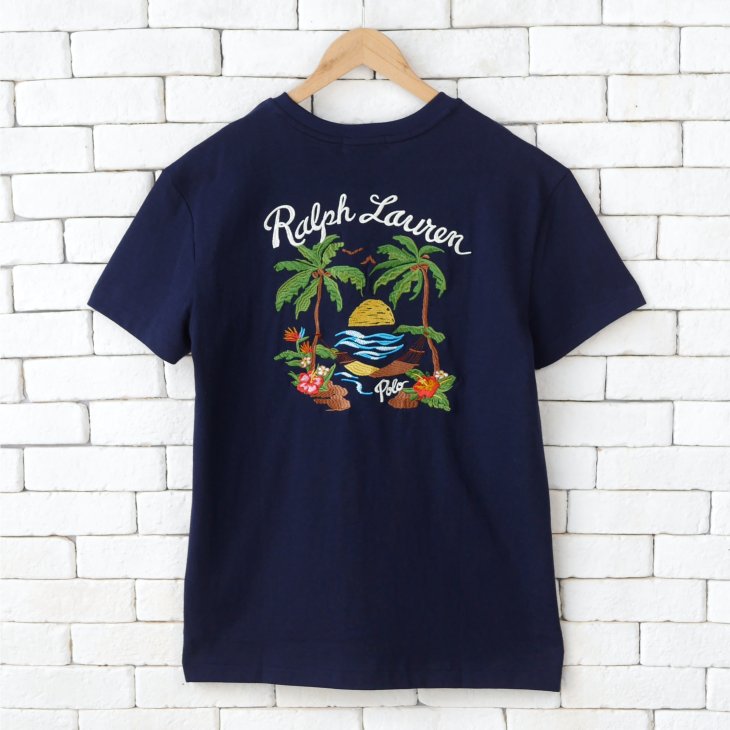POLO RALPH LAUREN RELAXED FIT EMBROIDERED JERSEY T-SHIRT
