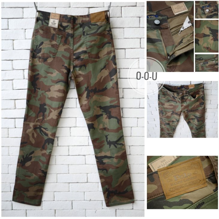 POLO RALPH LAUREN BOYS SULLIVAN SLIM CAMO STRETCH JEAN