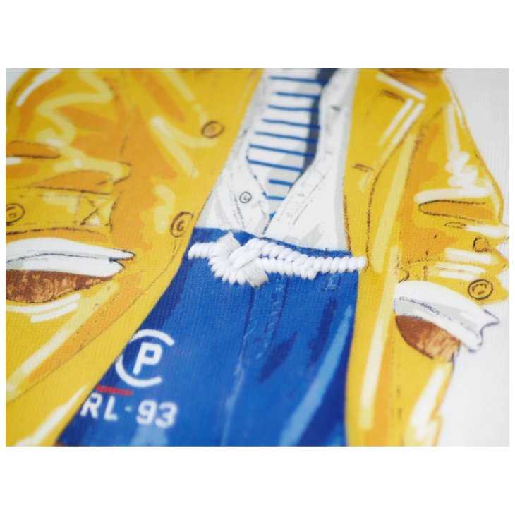 POLO RALPH LAUREN GIRLS POLO BEAR COTTON JERSEY TEE