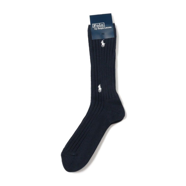 BEAMS x POLO RALPH LAUREN GOLF CREST LOGO SOCKS