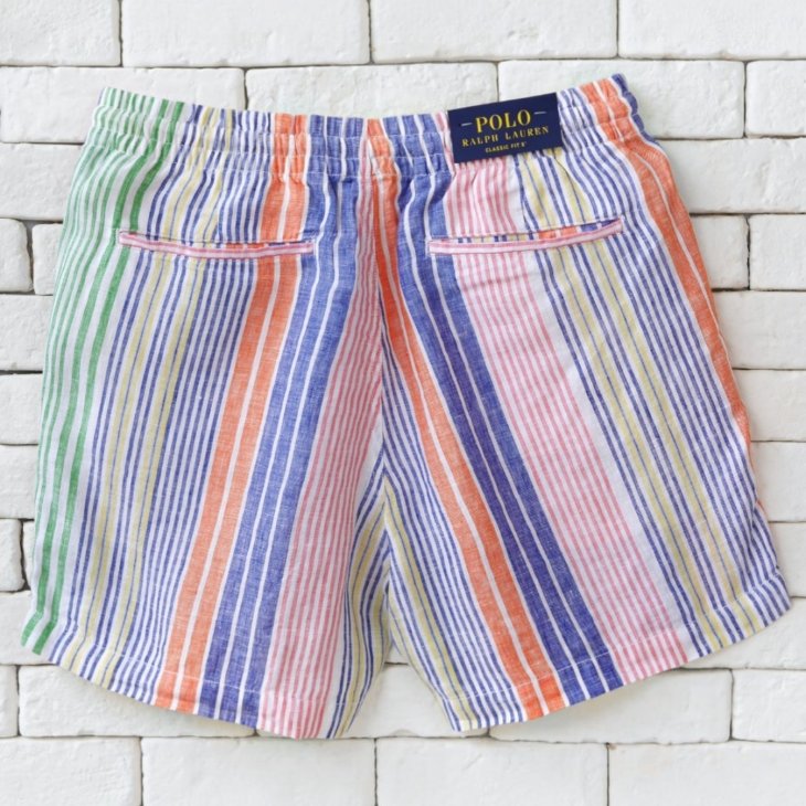 POLO RALPH LAUREN 6 INCH POLO PREPSTER LINEN SHORT
