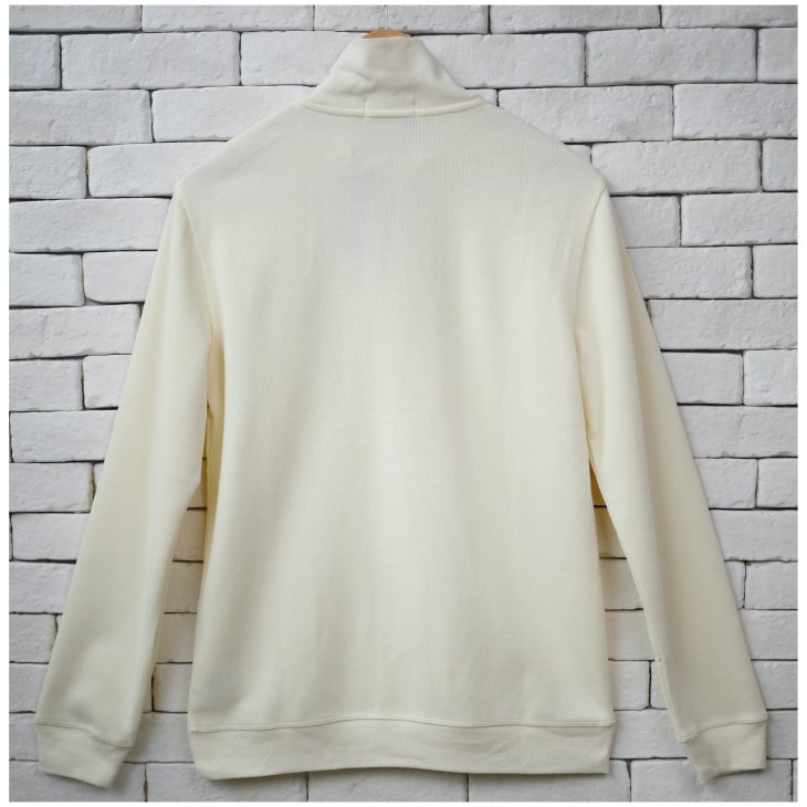 POLO RALPH LAUREN COTTON QUARTER-ZIP SWEATER
