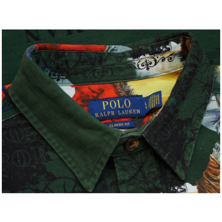 ️POLO RALPH LAUREN CLASSIC FIT CHAMOIS GRAPHIC WORKSHIRT