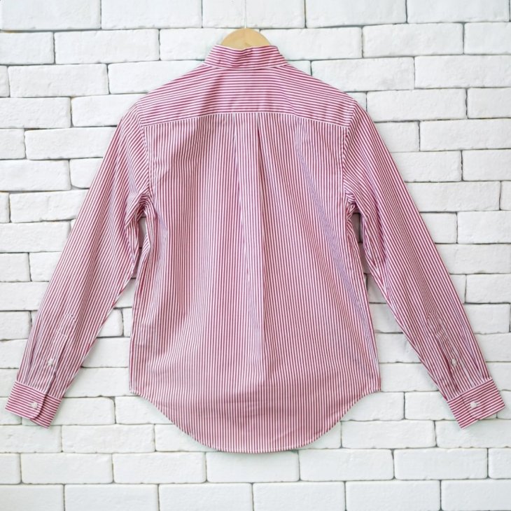 POLO RALPH LAUREN WOMEN SLIM FIT STRIPED COTTON SHIRT