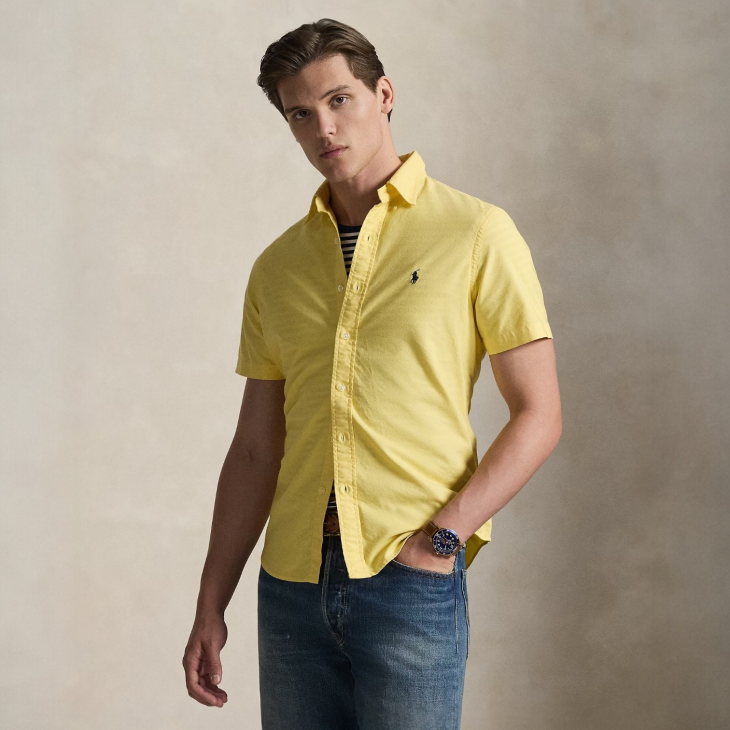 POLO RALPH LAUREN CLASSIC FIT GARMENT-DYED OXFORD SHIRT