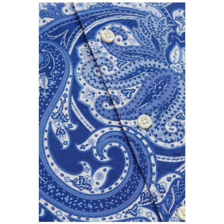 POLO RALPH LAUREN CUSTOM FIT PAISLEY OXFORD SHIRT