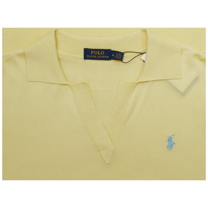 POLO RALPH LAUREN WOMEN SHRUNKEN FIT TERRY POLO SHIRT