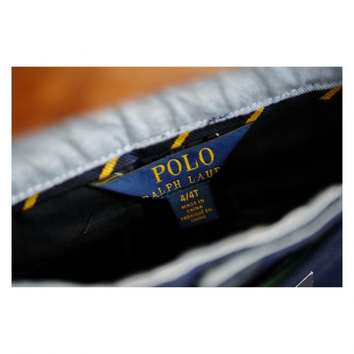 POLO RALPH LAUREN BOYS SLIM FIT BELTED STRETCH SHORT
