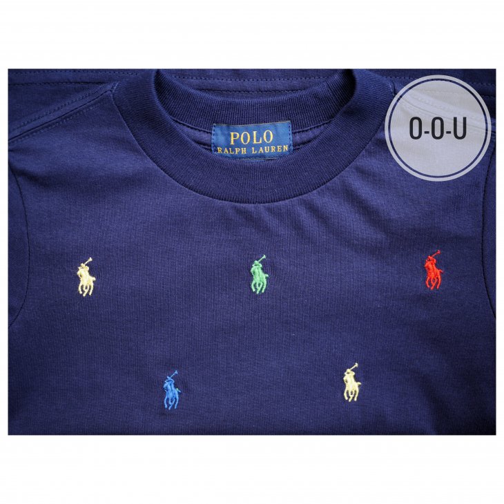 POLO RALPH LAUREN KIDS ALL-OVER POLO PONY T-SHIRT