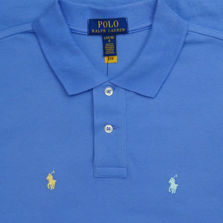 POLO RALPH LAUREN BOYS POLO PONY COTTON MESH POLO SHIRT