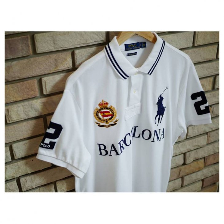 POLO RALPH LAUREN CUSTOM SLIM FIT RUGBY POLO
