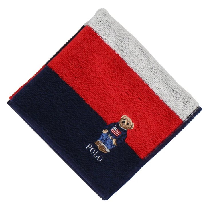 POLO RALPH LAUREN POLO BEAR COTTON TERRY HANDKERCHIEF