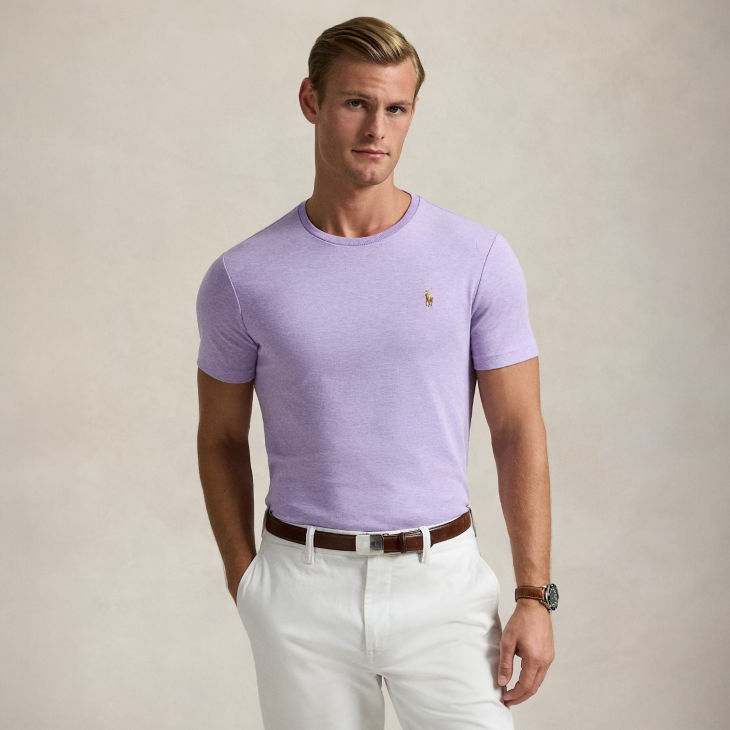 POLO RALPH LAUREN CUSTOM SLIM FIT COTTON T-SHIRT