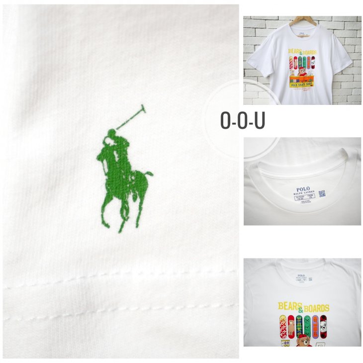 POLO RALPH LAUREN POLO BEAR BOYS COTTON JERSEY T-SHIRT