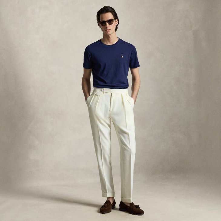 POLO RALPH LAUREN CUSTOM SLIM FIT COTTON T-SHIRT