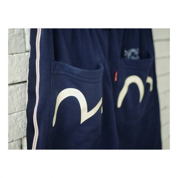 EVISU YAMANE DAICOCK SWEAT SHORTS