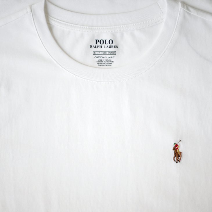 POLO RALPH LAUREN CUSTOM SLIM FIT COTTON T-SHIRT