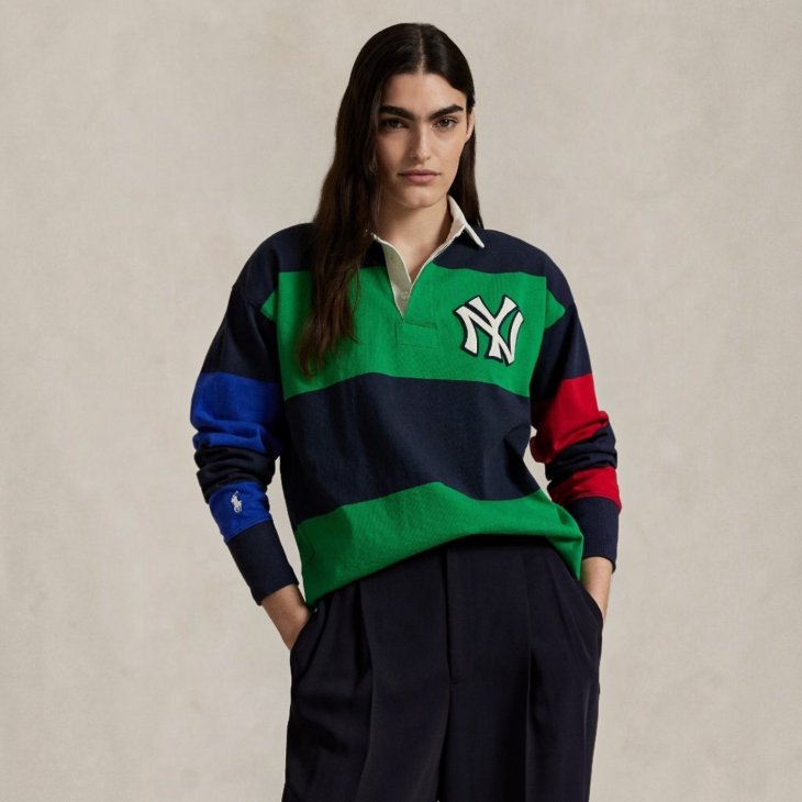 POLO RALPH LAUREN X MLB YANKEES RUGBY SHIRT