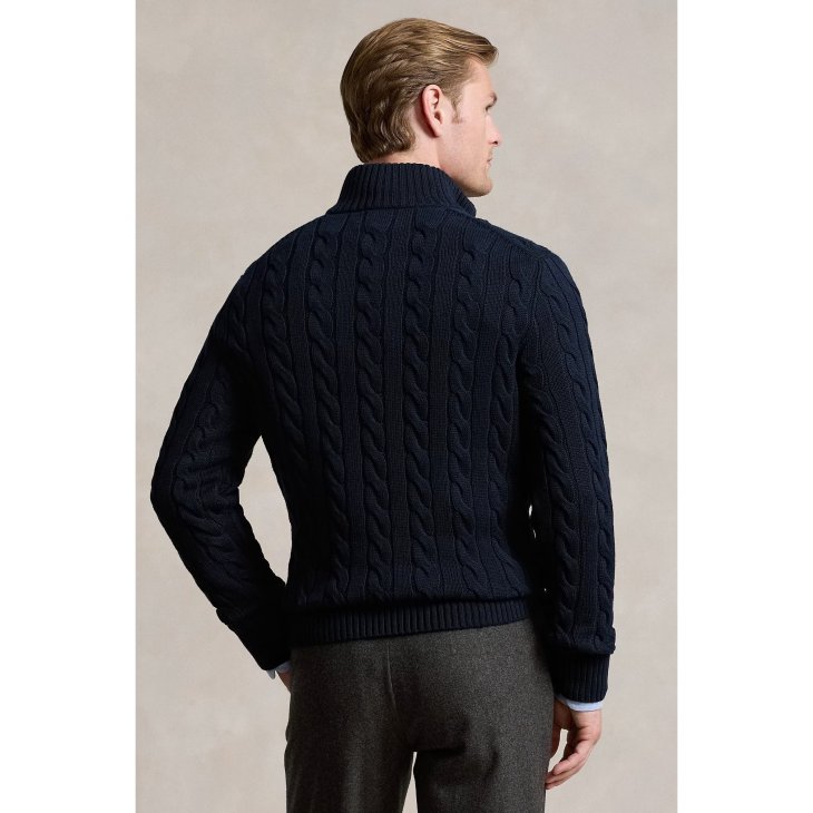 POLO RALPH LAUREN CABLE-KNIT WOOL-CASHMERE JUMPER