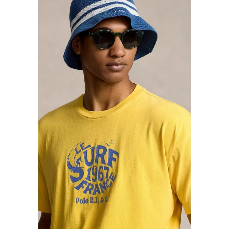 POLO RALPH LAUREN VINTAGE FIT JERSEY GRAPHIC T-SHIRT