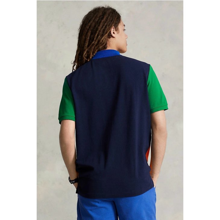 POLO RALPH LAUREN CLASSIC FIT MESH GRAPHIC POLO SHIRT