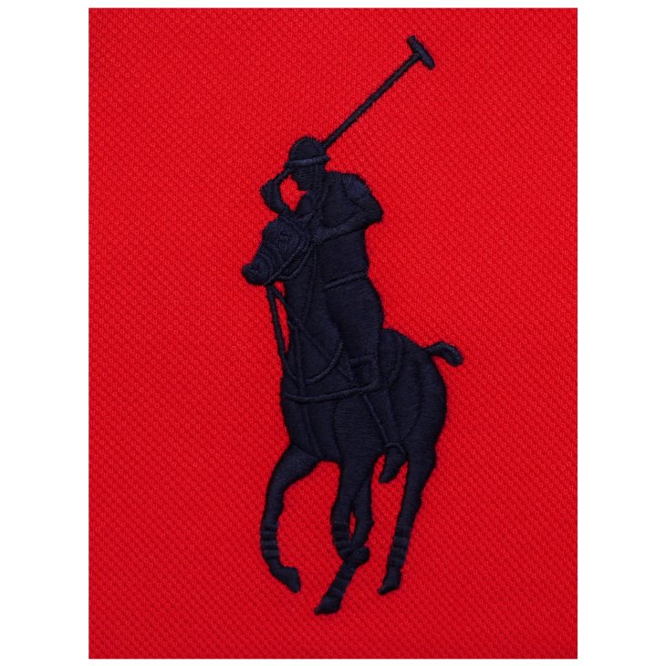 POLO RALPH LAUREN CUSTOM SLIM FIT BIG PONY MESH POLO SHIRT