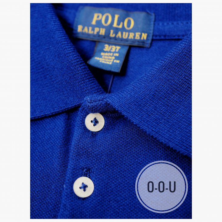 POLO RALPH LAUREN KIDS BIG PONY COTTON MESH POLO DRESS