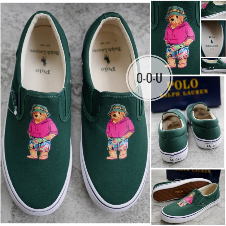 POLO RALPH LAUREN KEATON POLO BEAR CANVAS SNEAKER