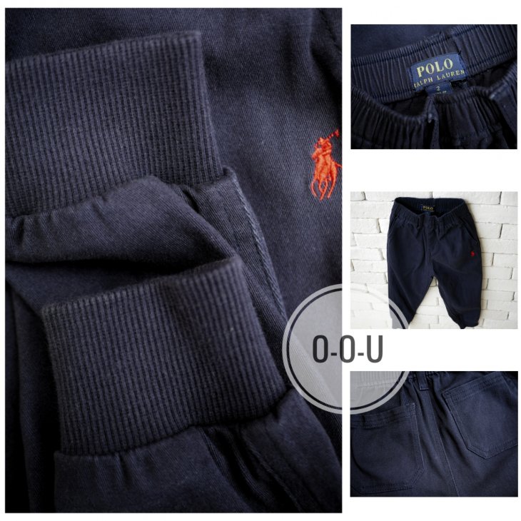 POLO RALPH LAUREN KIDS COTTON JOGGER PANTS