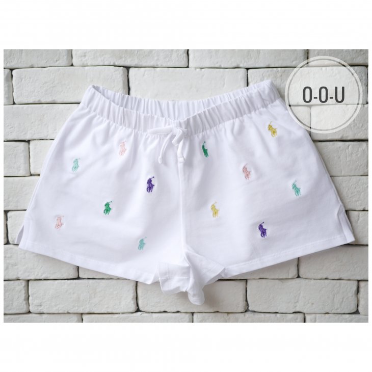 POLO RALPH LAUREN GIRLS POLO PONY STRETCH MESH SHORT