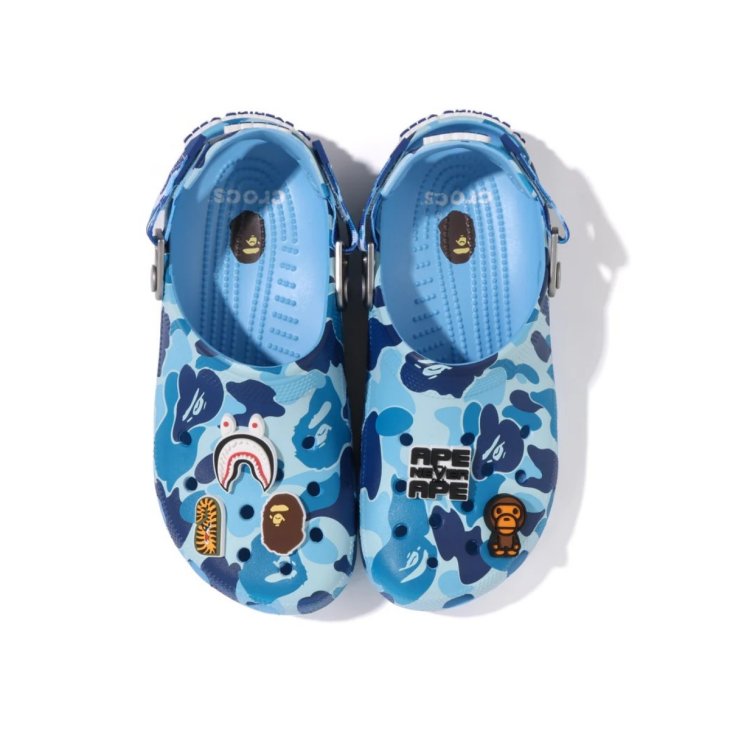 BAPE X CROCS CLASSIC KIDS CLOG