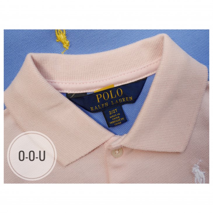 POLO RALPH LAUREN KIDS COLOR-BLOCKED PIQUE POLO DRESS