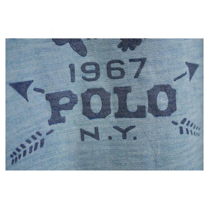 POLO RALPH LAUREN CUSTOM SLIM FIT EAGLE COTTON T-SHIRT