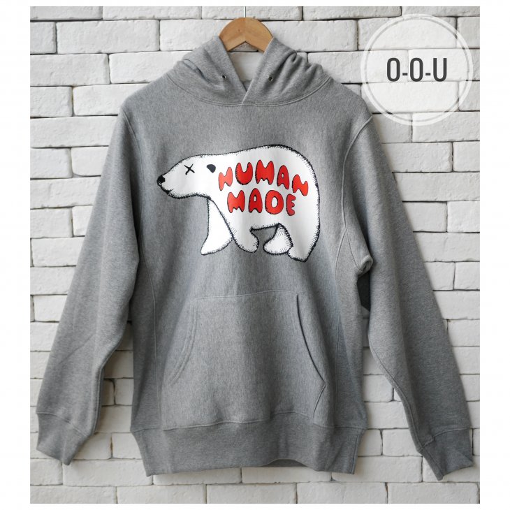 HUMAN MADE PIZZA HOODIE KAWS