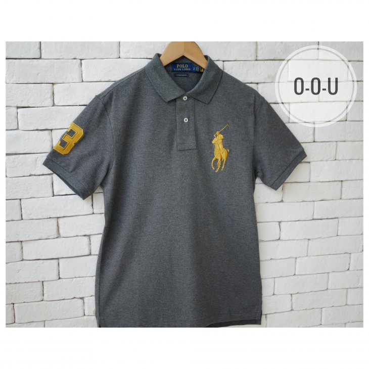 POLO RALPH LAUREN CUSTOM SLIM FIT BIG PONY POLO SHIRT