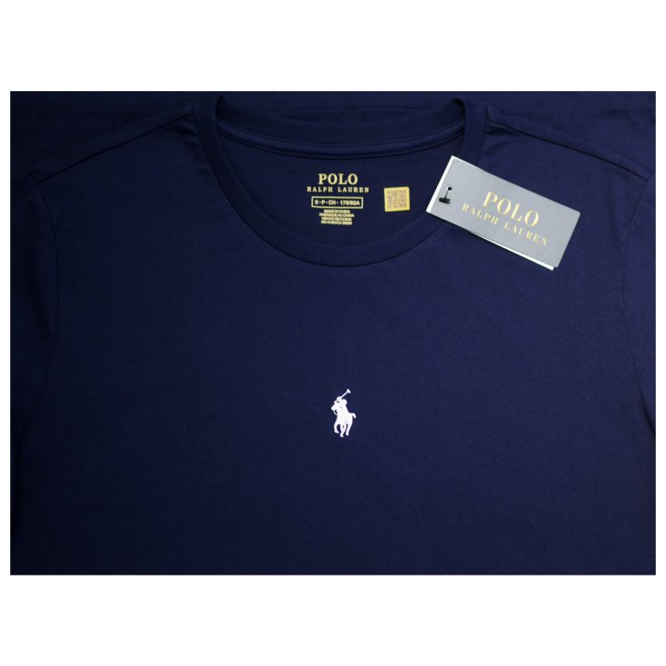 POLO RALPH LAUREN CUSTOM FIT JERSEY CREWNECK T-SHIRT
