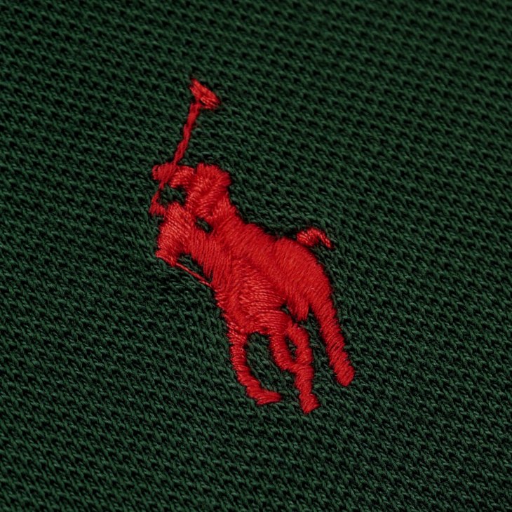 POLO RALPH LAUREN THE EARTH CUSTOM SLIM FIT POLO SHIRT