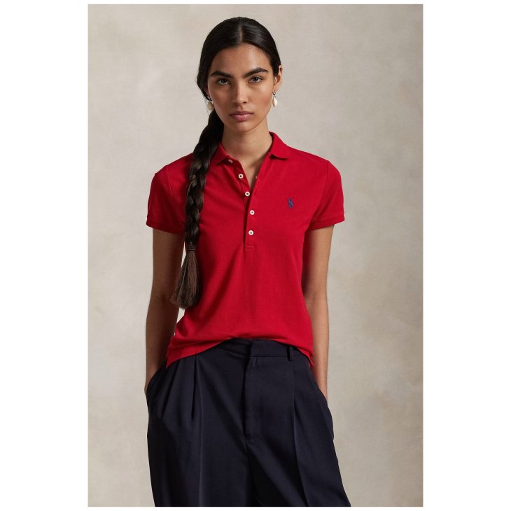 POLO RALPH LAUREN WOMEN SLIM FIT STRETCH POLO SHIRT