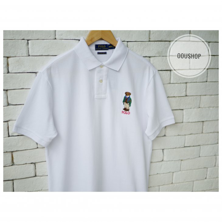 POLO RALPH LAUREN CUSTOM SILM FIT POLO BEAR POLO SHIRT