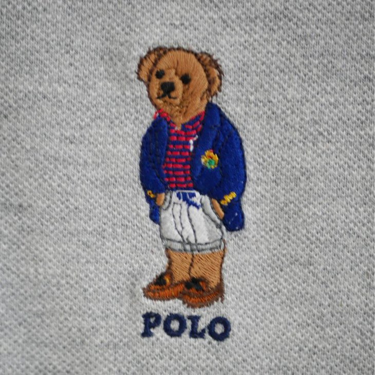 POLO RALPH LAUREN SLIM FIT BEAR MESH POLO SHIRT