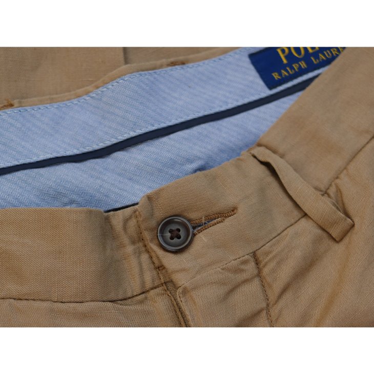 POLO RALPH LAUREN SLIM FIT LINEN-BLEND TWILL PANT