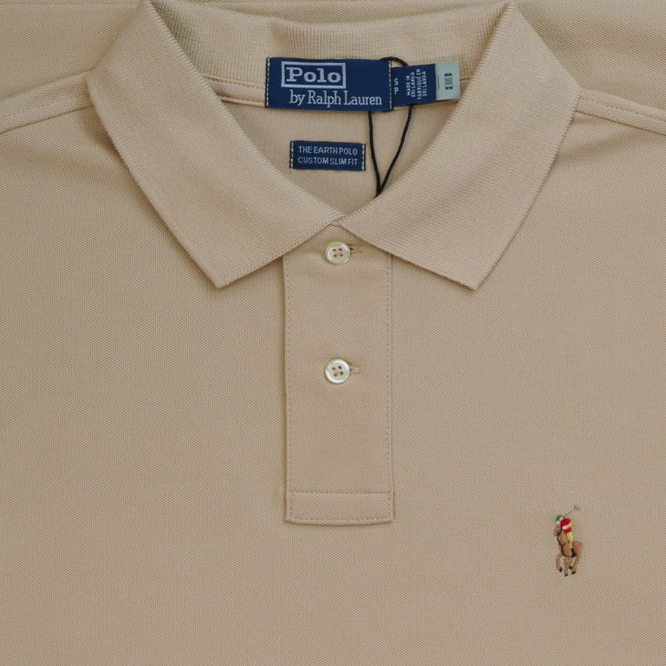 POLO RALPH LAUREN CUSTOM SLIM FIT POLO SHIRT
