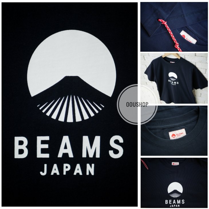 BEAMS JAPAN LOGO PRINT TEE